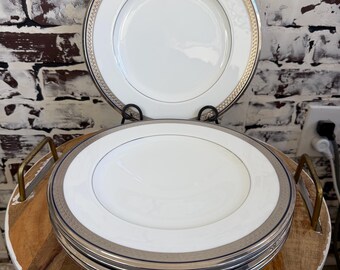 Noritake Continental Cobalt 4792 Bone China Discontinued- Dinner plates