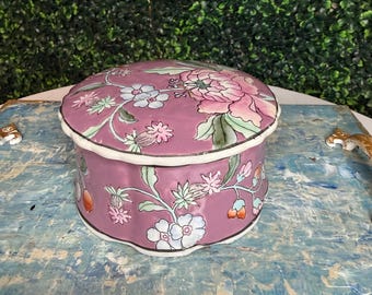 JCPenny classic traditions floral trinket box
