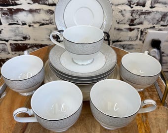 Mikasa Parchment China - Teacup and saucer set