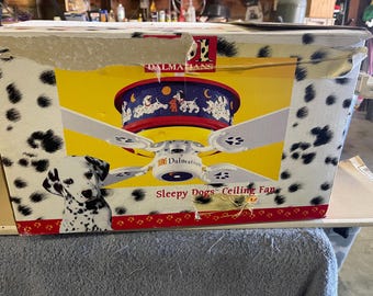 Disney 101 Dalmatians Sleepy Dogs Ceiling Fan