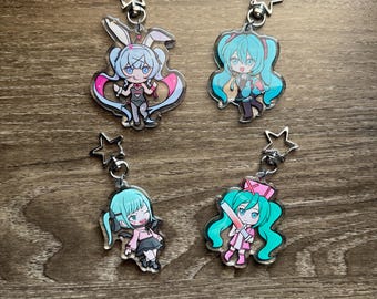 Hatsune Miku keychains