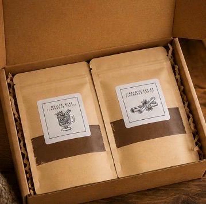 Christmas Flavoured Coffee Box, gift for coffee lovers image 3