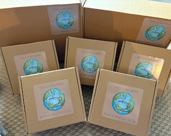 Around The World Coffee Tasting Box: Coffee Lover Gift, fathers day gift, teacher gift, birthday gift