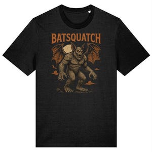 Batsquatch, Cryptid, Cryptozoologist Monster, Creature tshirt