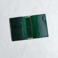 Leather travel notebook cover, Monogrammed notebook cover, Notebook cover with pockets, Customized notebook, Journal cover with pen holder product logo