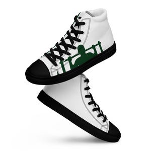 Men&#39;s high-top canvas sneakers
