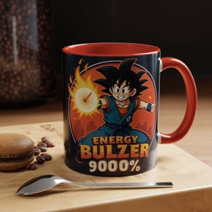 Anime Energy Bulzer Coffee Mug, Fun Gift for Gamers, Collectible Drinkware, Unique Cartoon Character Mug, Perfect for Birthdays, [...]