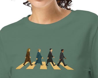 Abtei Road mit Newton, Euler, Gauss und Ramanujan