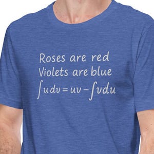 T-shirt unisexe Les roses sont rouges