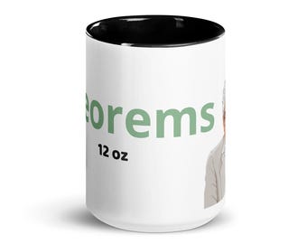 Theoreme Tasse mit Erdős Motiv