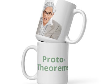 Theoreme Tasse mit Erdős Motiv