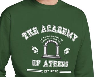 Akademie von Athen Uni-Style Unisex-Sweatshirt