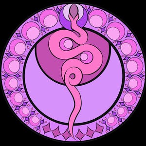 Adesivo de cobra de vitral