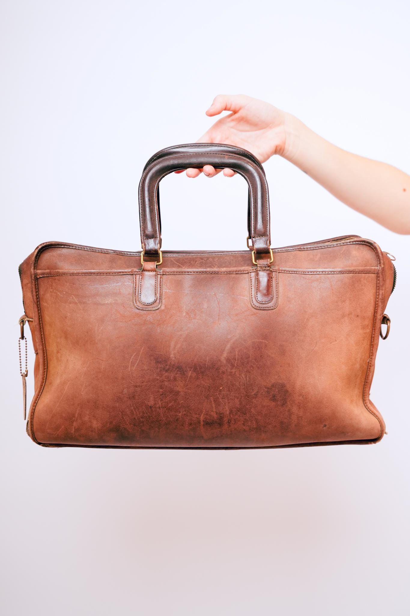 Vintage Coach Leather Briefcase - Etsy