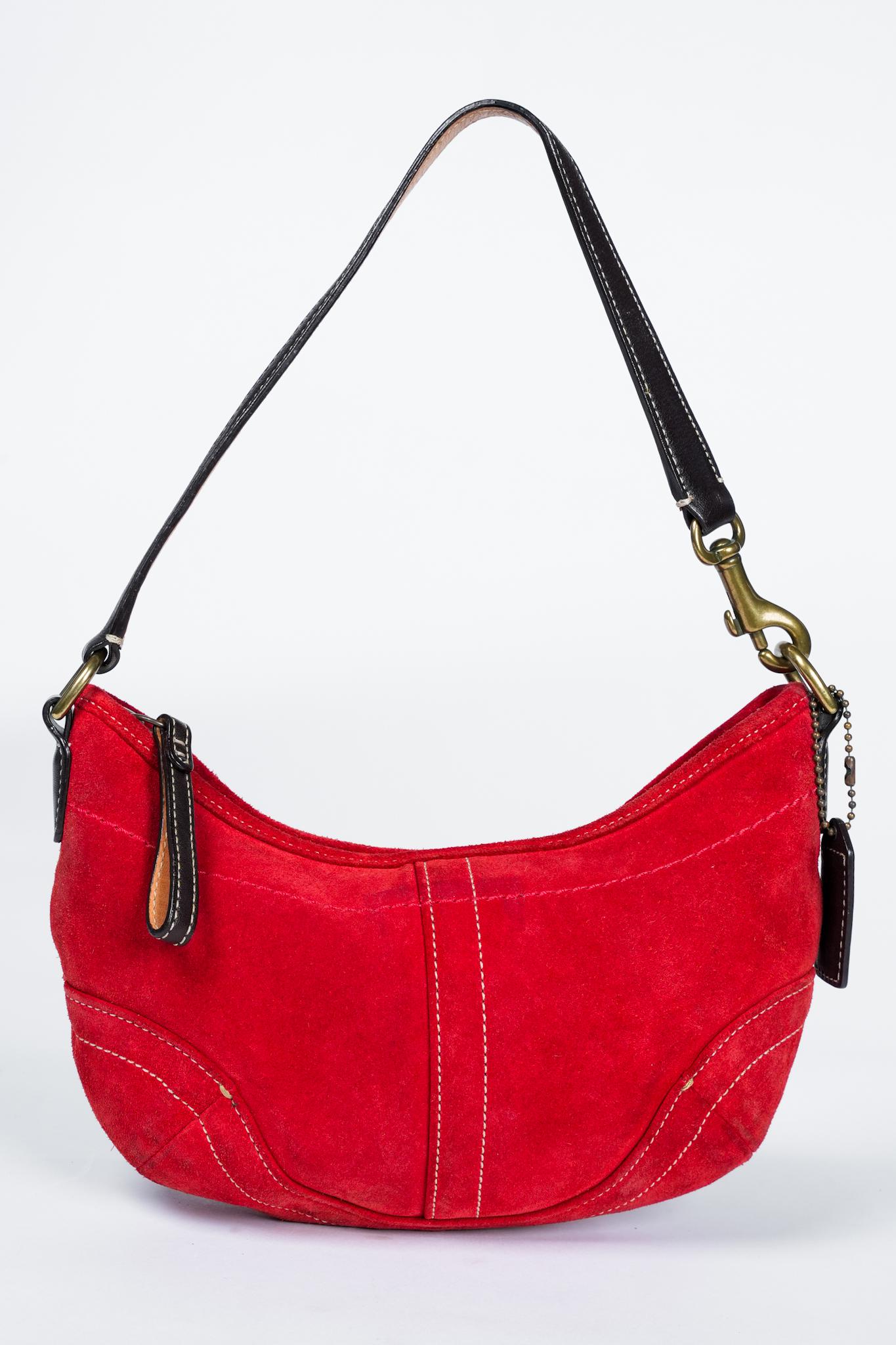 Red Coach Hobo - Etsy