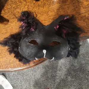 Black cat mask