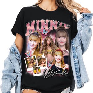 Minnie Gidle Graphic T-shirt, GIDLE i-DOL World Tour T-shirt, G-Idle I Sway Album Shirt, (G)I-dle Members Kpop Miyeon Minnie Soyeon Yuqi