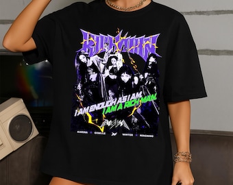 Retro Aespa Rich Man Shirt, Aespa I Am a Rich Man Sweatshirt