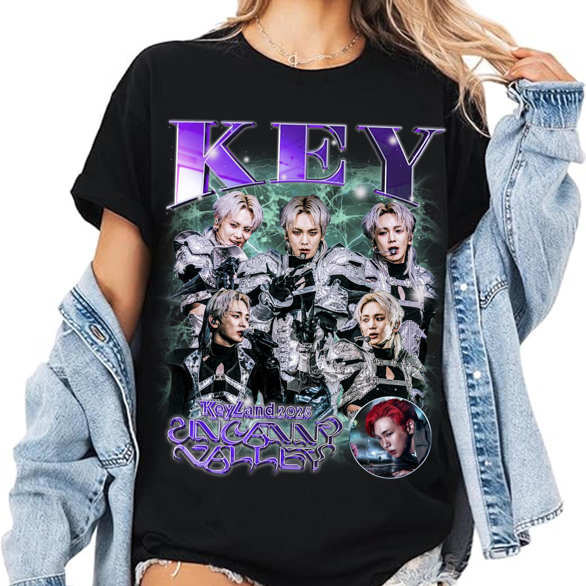 Retro Key Shinee Kpop Shirt, Key KEYLAND: Uncanny Valley World