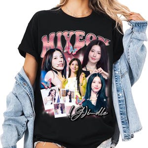 Miyeon Gidle Graphic T-shirt, GIDLE i-DOL World Tour T-shirt, G-Idle I Sway Album Shirt, (G)I-dle Members Kpop Miyeon Minnie Soyeon Yuqi