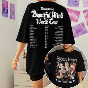Xdinary Heroes Beautiful Mind World Tour 2025 Shirt, Xdinary Heroes Beautiful Mind Album Shirt, Xdinary Heroes Live and Fall Tee Sweater