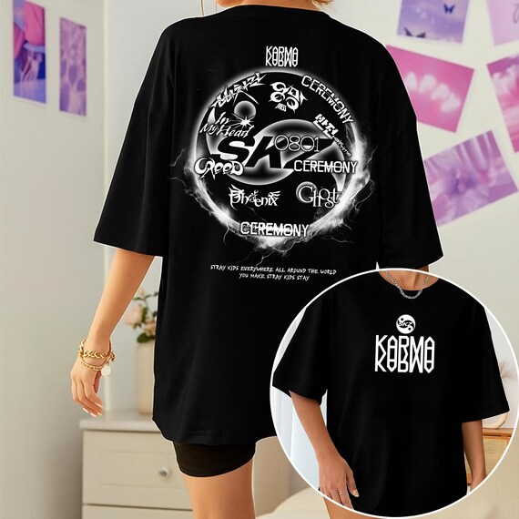 Stray Kids Karma Tracklist Shirt, Skz Karma Coin Shirt, Stray Kids dominATE SKZOO World Tour 2025 Shirt, Stray Kids Mixtape Dominate Tee