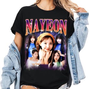 TWICE NAYEON Tシャツ Mサイズ NAYEON PORTRAIT T-SHIRT - IM NAYEON - JYP SHOP