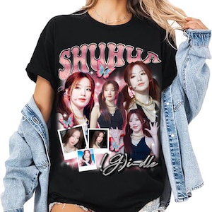 Shuahua Gidle Graphic T-shirt, GIDLE i-DOL World Tour T-shirt, G-Idle I Sway Album Shirt, (G)I-dle Members Kpop Miyeon Minnie Soyeon Yuqi