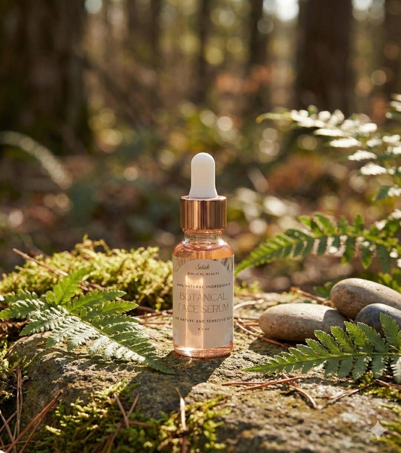 Hydrating Face Serum | For & Sensitive, Dry, Mature Skin | Natural Anti-Aging Botanical Oils | Rice Bran + Coconut Oil image 9