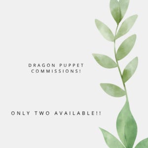Dragon Puppet Commissions