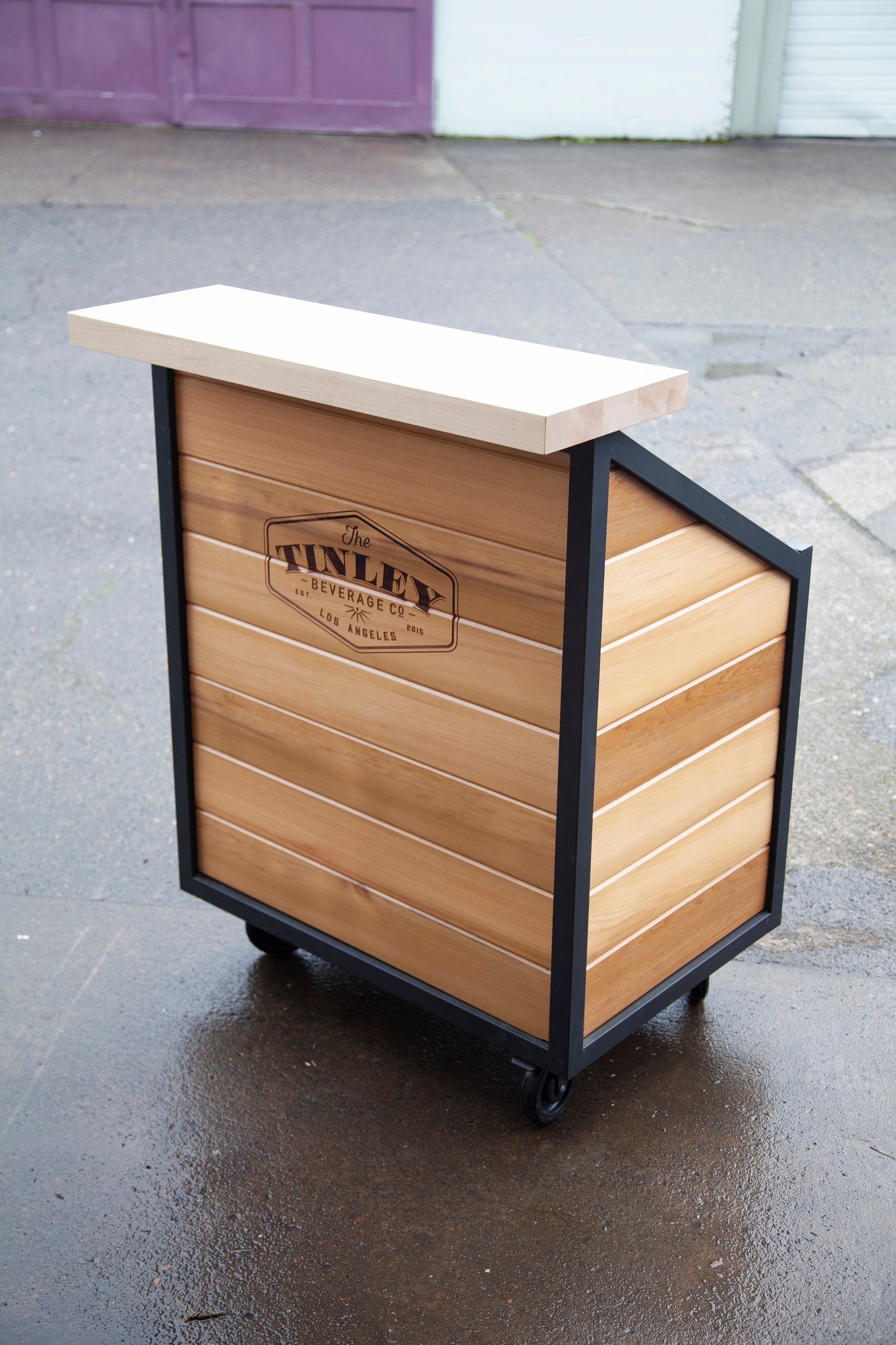 Portable Bar With Custom Engraved Logo Etsy