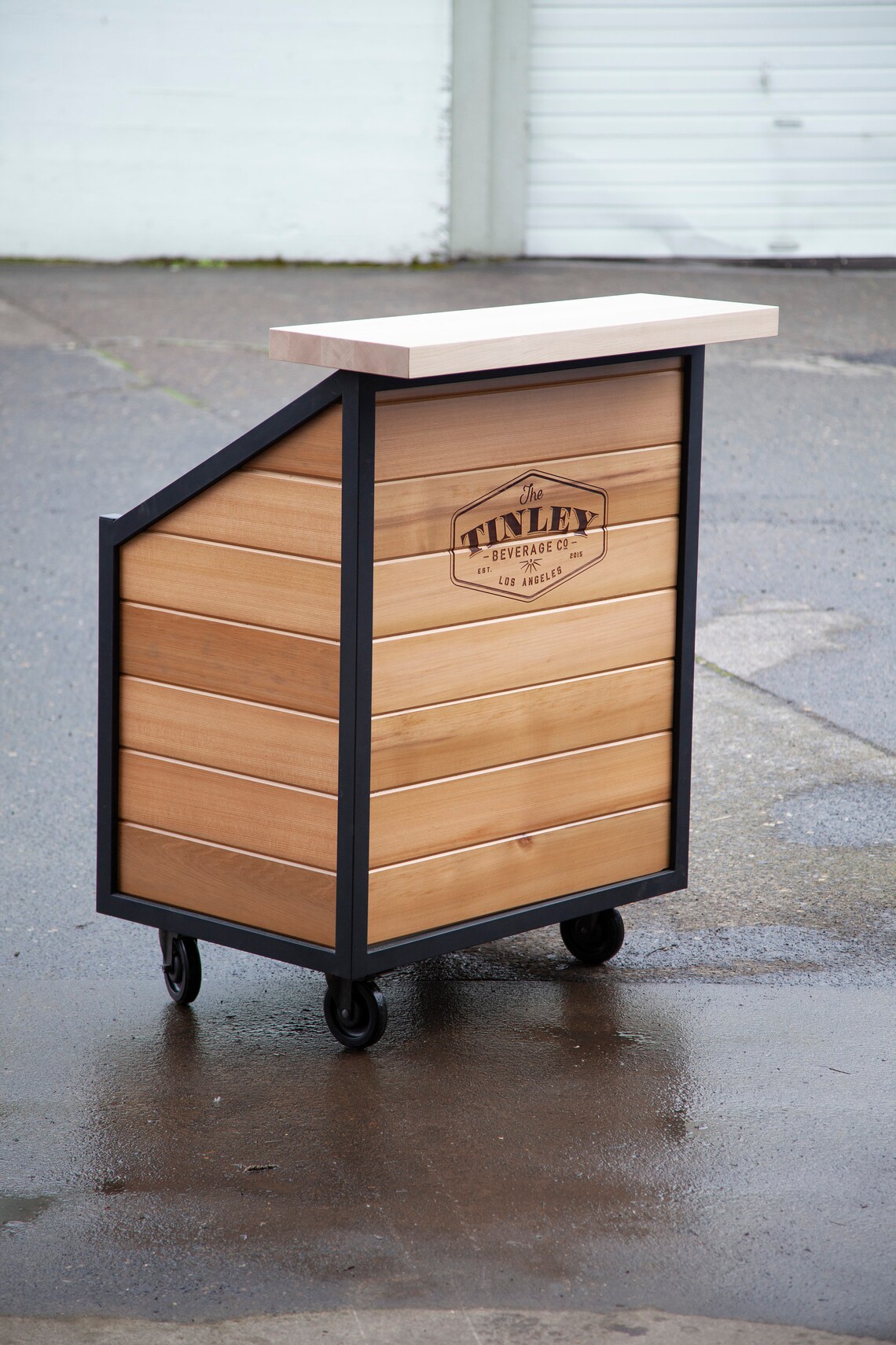 Portable Bar With Custom Engraved Logo Etsy