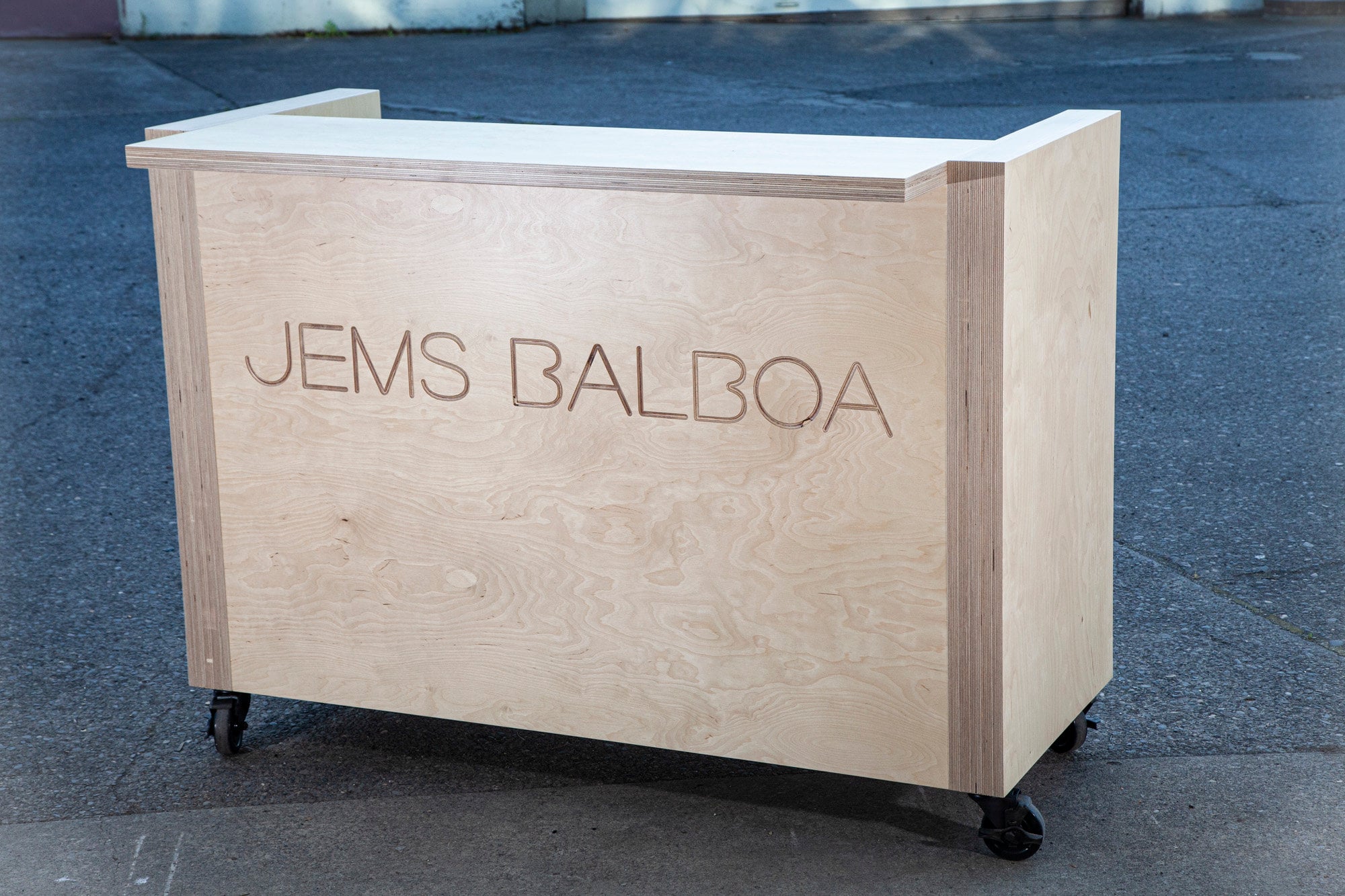 Portable Reception Desk With Custom Engraved Logo Etsy Canada