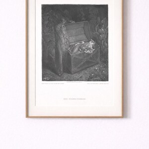 Vintage Treasure Chest Etching Print – Richard Teschner Jugendstil Art (Digital Download)