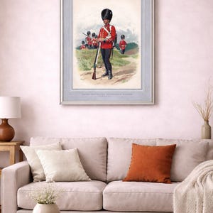 Third Battalion Grenadier Guards Print Digital Download, Victorian British Soldier Wall Art
