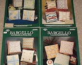 4 Bargello Needlepoint Leaflets, Charted Needlepoint, Needlepoint Leaflets