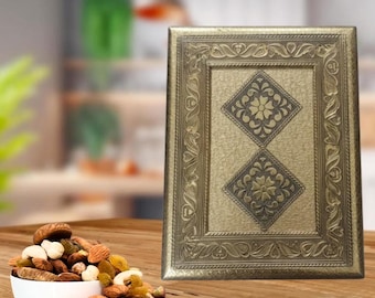 Handmade Decorative Carved Wooden Dry Fruit Box, Indian Handicrafts for Wedding Return Gift