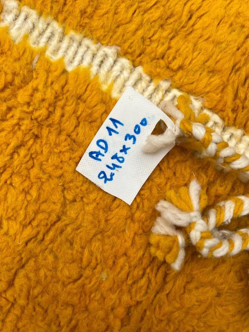 Custom Shag Rug, Mustard Shag Rug, Custom Size Rug, Geometric Line Rug, Moroccan Style Rug, Minimalist Line Rug, Modern Boho Rug