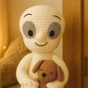 Casper Geist Häkelanleitung: Amigurumi Halloween Plüsch-Puppe (PDF Digital Download)