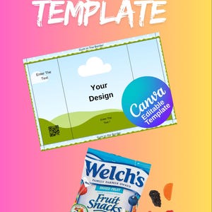 Welch’s Fruit Snack Template
