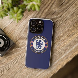 Chelsea FC Inspired Phone Case for iPhone 16 Pro Max 16 15 Pro 14 Pro Max 13 Pro 12 Mini 12 Pro Max Compatible
