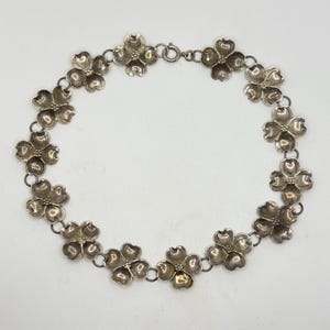 Vintage Artisan Pendant Necklace Sterling Silver 925