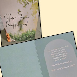 Tarjetas de felicitación motivacionales para la recuperación – Tarjetas de apoyo para el bienestar – Mensajes inspiradores – Interior en blanco – Regalos de ánimo y sobriedad