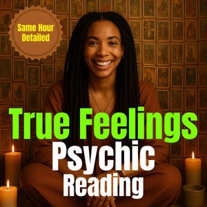 True Feelings & Exact Thoughts Tarot Reading – Same Hour Delivery – Psychic Love Reading, Telepathic Insight, Clairvoyant Relationship Read
