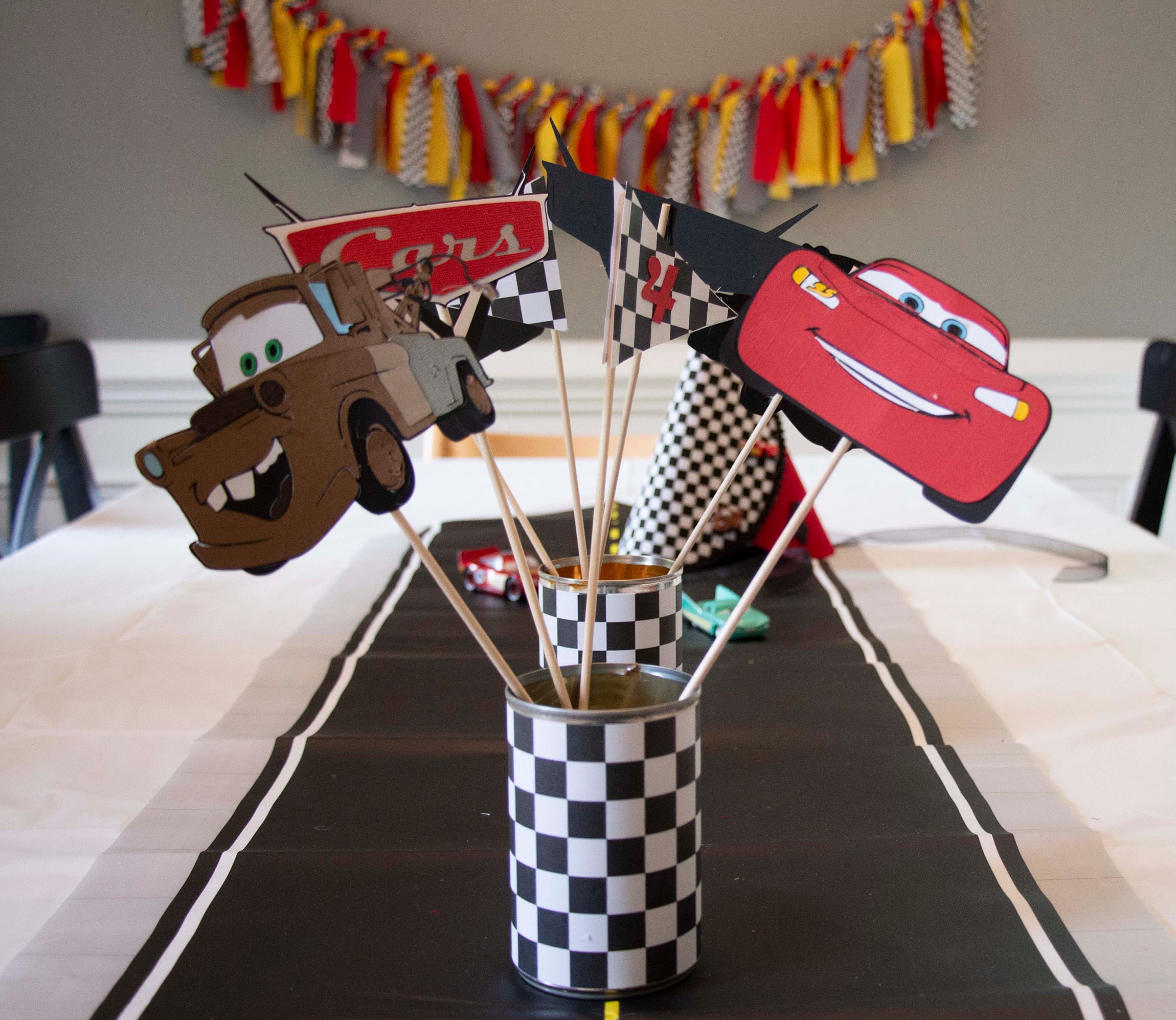 Cars Centerpiece Sticks - Etsy