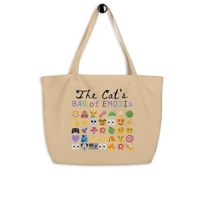 GME Emoji Timeline Tote Bag – The Cat’s Bag of Emojis