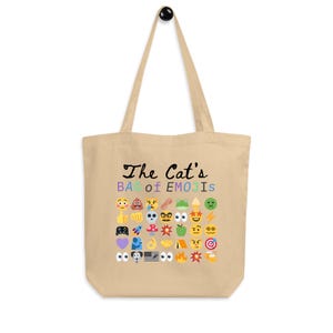 GME Emoji Timeline Tote Bag – The Cat’s Bag of Emojis