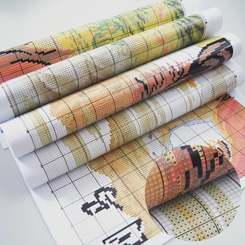 Janlynn Kit de Broderie au Point de Croix compté Motif Roses de Jardin