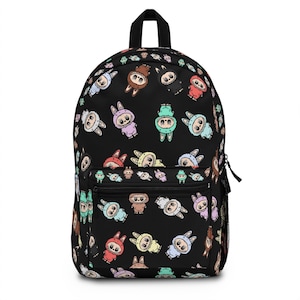 Sac à dos Labubu, joli sac à dos Labubu pour l'école, cadeau pour enfant, sac Labubu, cartable Labubu coloré, sac à dos Labubu coloré