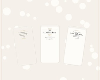 Med Spa Social Media Templates | 20 Luxury Editable Instagram Posts | Medspa Marketing | Instant Download